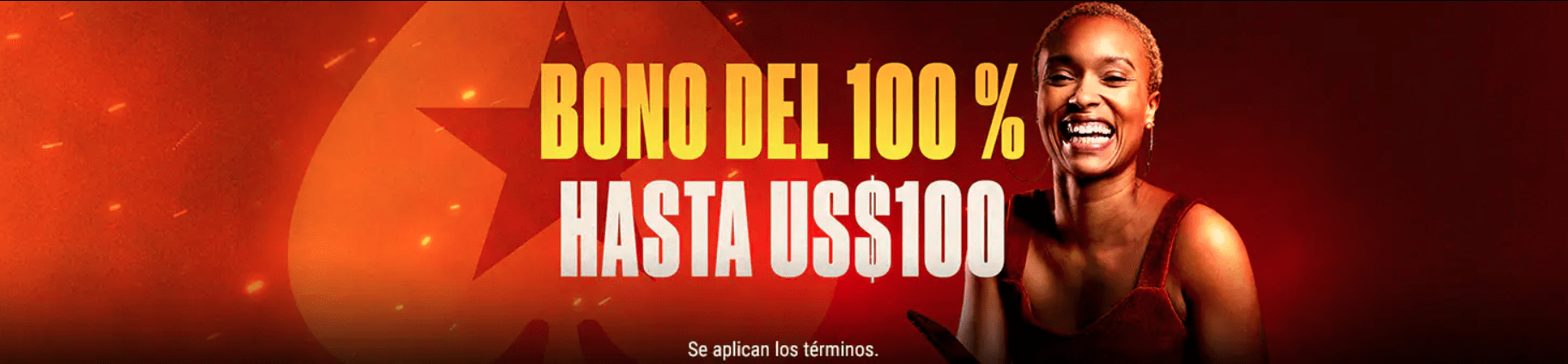 Bono del 100% PokerStars