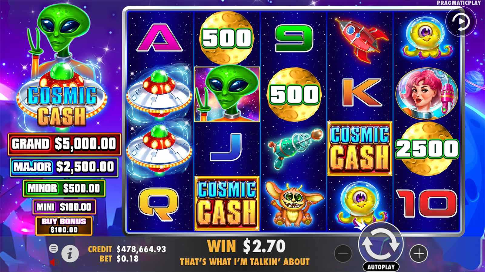 Cosmic Cash gratis