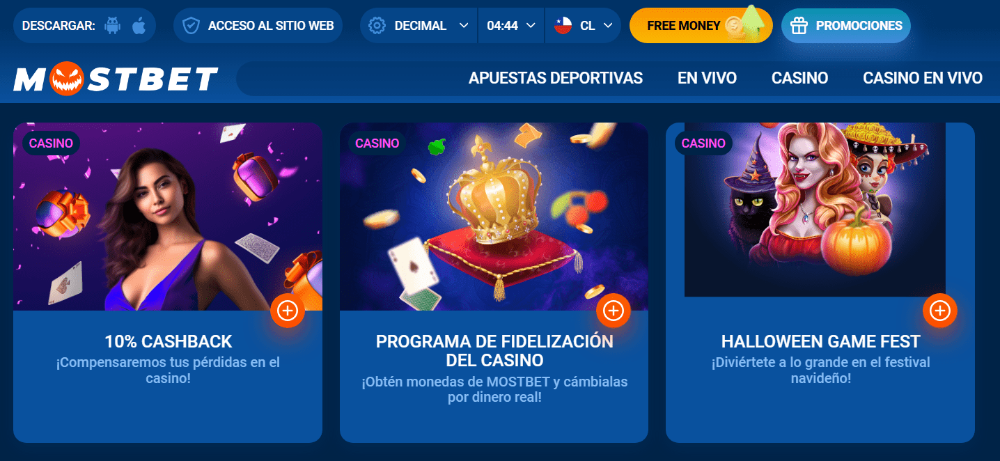 Promociones de Mostbet casino