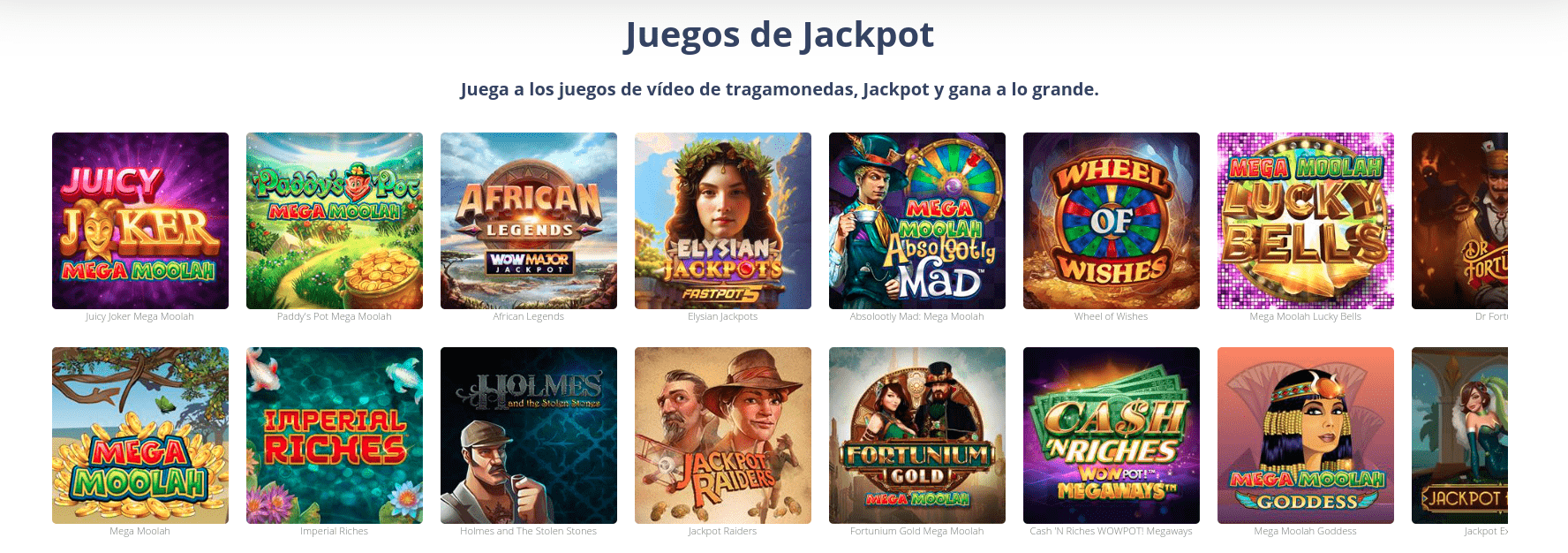 Chanz con jackpots