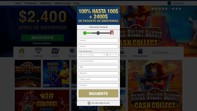 Registro en Europa Casino