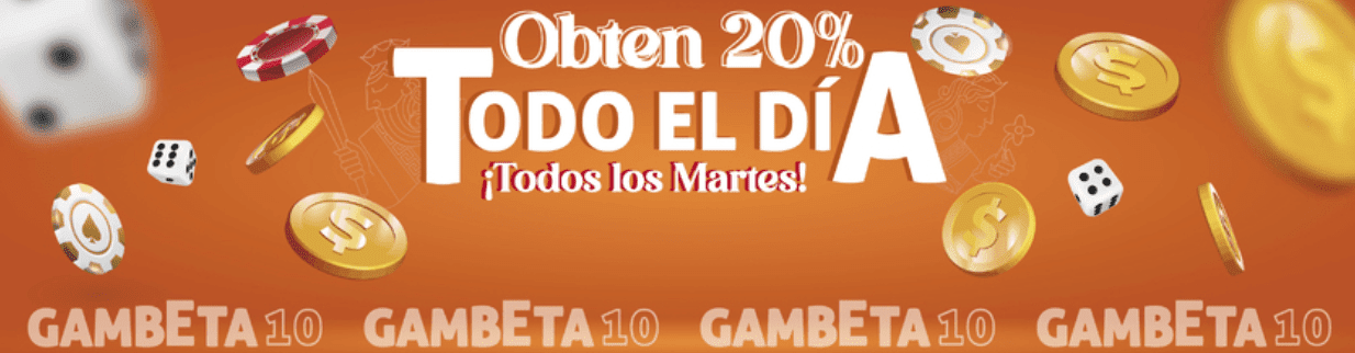 Bonos de deposito en Gambeta10