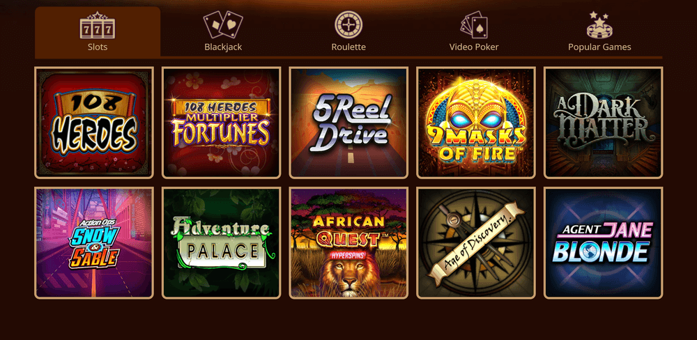 Tragaperras en River Belle