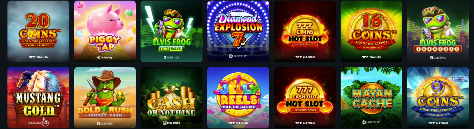 Betspino con jackpots progresivos