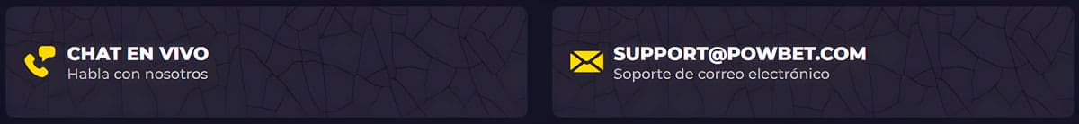 Powbet soporte al cliente