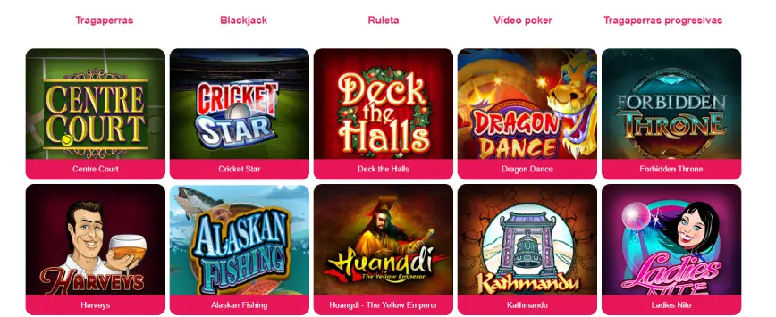 Spin Palace targamonedas