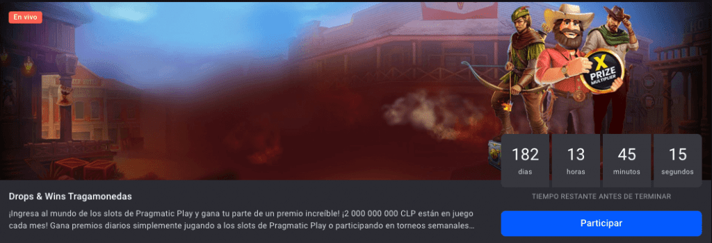 Torneos Drops & Wins