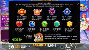 Símbolos de Starlight Princess