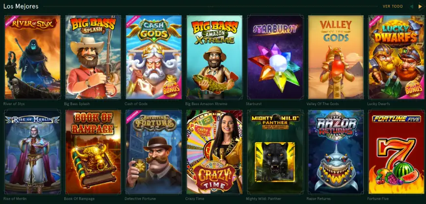 Juegos en Casinia Chile