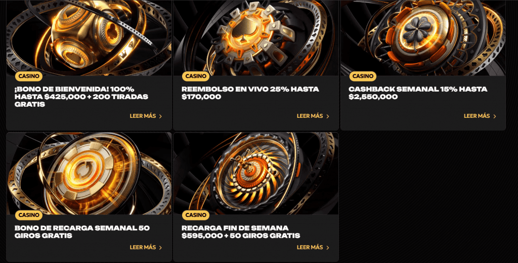 Bonos en Spinsy Casino