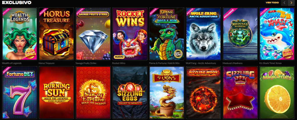 Juegos en Spinsy Casino