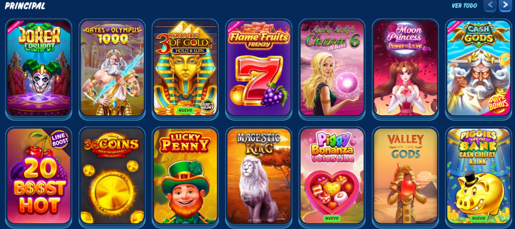 Juegos en SGCASINO