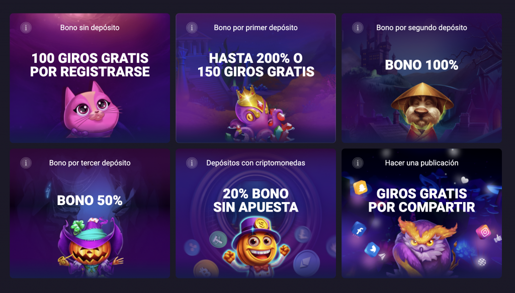 Bonos de Candy Casino